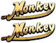 Αυτοκολλητα Monkey Αναγλυφα Χρυσα Σετ