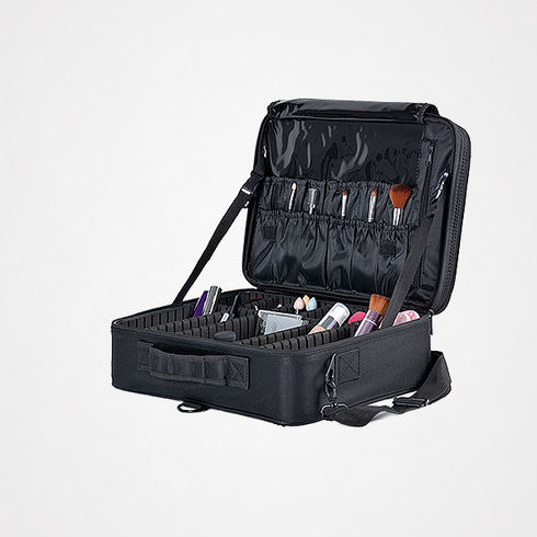 Salon Tech Cosmetic Case Black H13.5xW40xD28.5cm