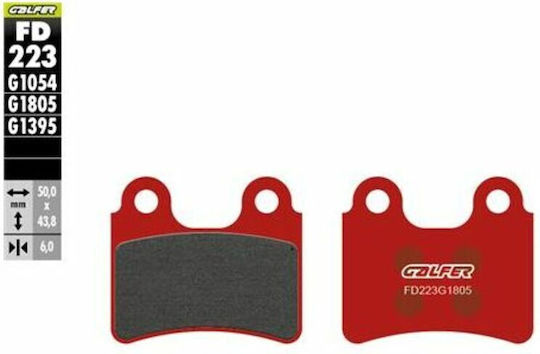 Galfer Tampoane Semi-Metalice Fd223g1805 1 Set 1 Etrier