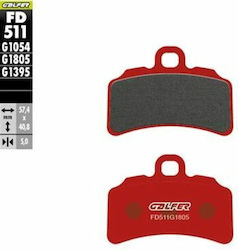 Galfer Semi-Metallic Brake Pads Fd511g1805 1 Set 1 Caliper Galfer Semi-Metallic Brake Pads Fd511g1805 1 Set 1 Caliper
