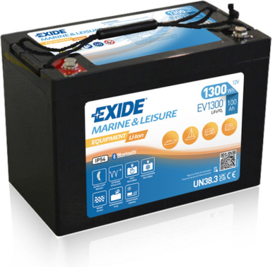 Exide Baterie Barca / Auto / Camion Equipment cu Capacitate 100Ah
