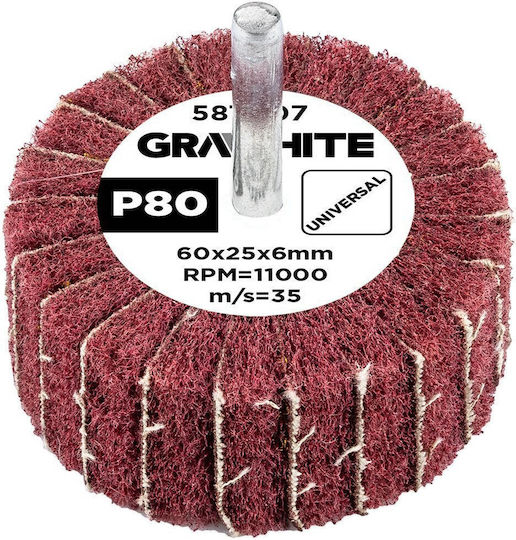 Flap Disc 60 X 25 X 6 Mm P80
