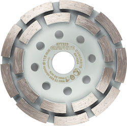 Diamant Schleifscheibe 2 Segmente 115 X 22,2 Mm Trockene Anwendung