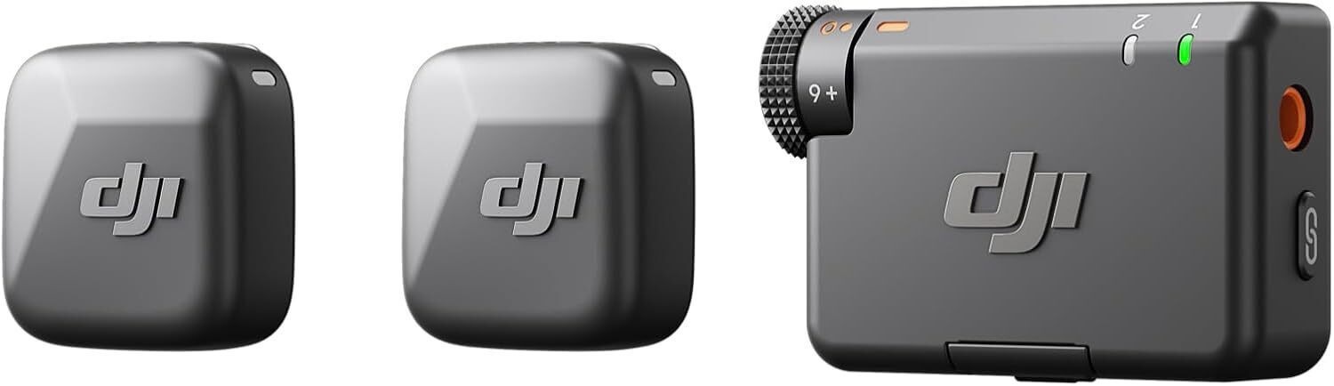 DJI Mic Mini (2 TX + 1 RX) Seturi Microfon Flyout Jurnalistic