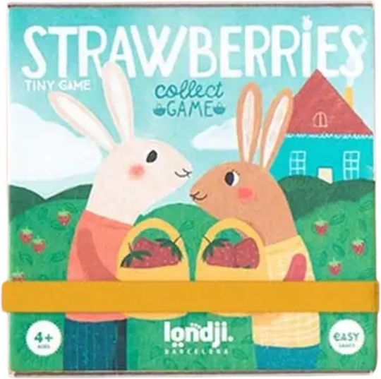 Board Game Strawberries for 2-4 Players 4+ Years Old Londji