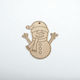 Дървено Украшение Снежен Човек Код 62985