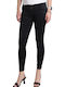 Women's Fabric Trousers Push-up Black