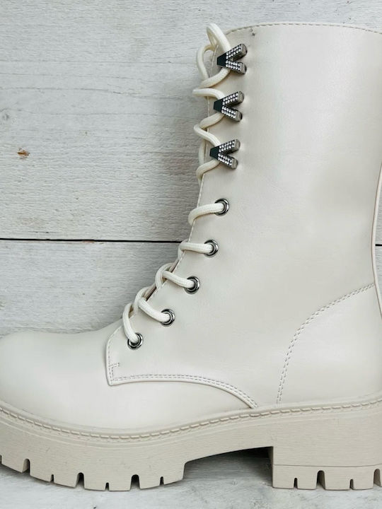 Plato Women's Ankle Boots Beige