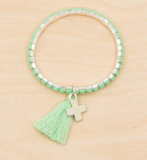 Makwedding Christening Charm Bracelet Turquoise 25 Pieces