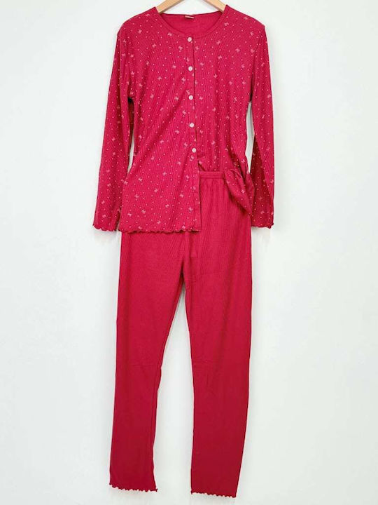 Cootaiya Winter Women's Pyjama Set Burgundy