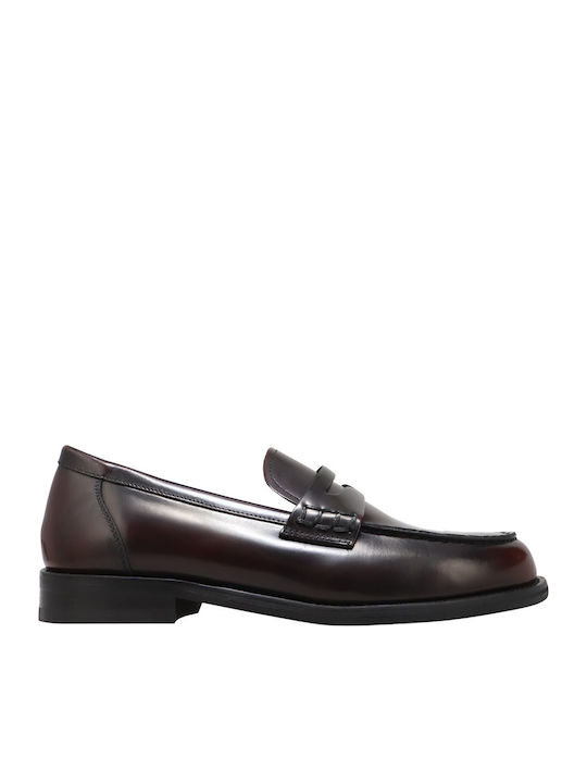 Linn Loafers Dama Din Piele Burgundy