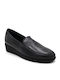 Loafers Dama Din Piele În Culoare Neagră