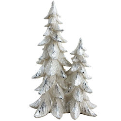 Illuminated Christmas Decorative Tree 28cm White