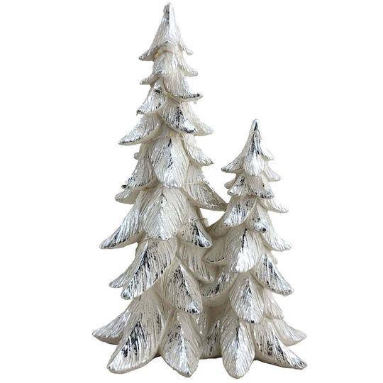 Christmas Decorative Illuminated Tree 28cm Battery White