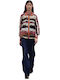 Butterfly Pea Women's Long Sleeve Shirt Colorful