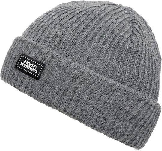 Beanie Masculin Căciulă Tricotat în culoarea Gri