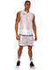 King Set Echipament de Basket pentru Bărbați White-navy