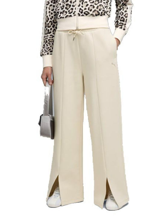 PUMA Essentials Pantaloni de Trening Ecru