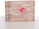 Flamingo Baptism Guest Book Βε-937