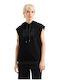 Women's Sweatshirt Hooded Black
