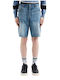 Herrenshorts Jeans Blau