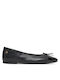 Patent Leather Pointy Ballerinas Black