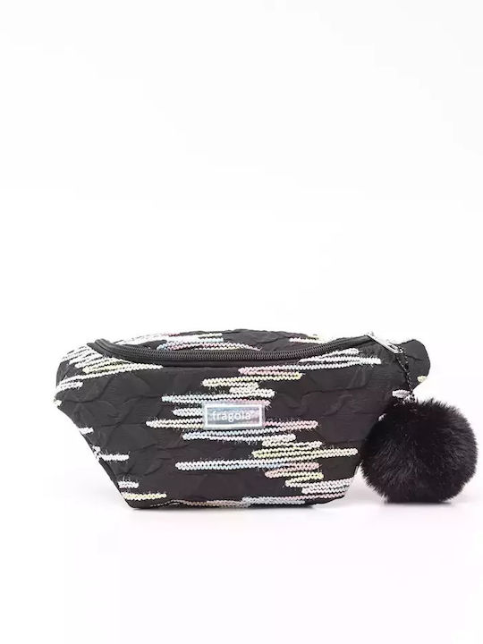 Fragola Kids Waist Bag Black 29cmx14cmx8cmcm