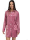 Lydia Creations Winter Women's Robe Pink
