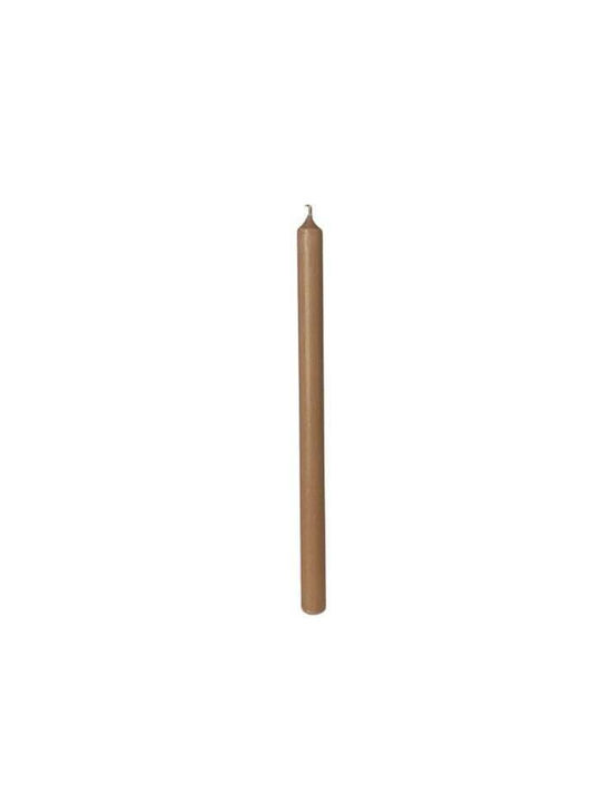 Dekoratives Kerze Kegel Beige 1Stück