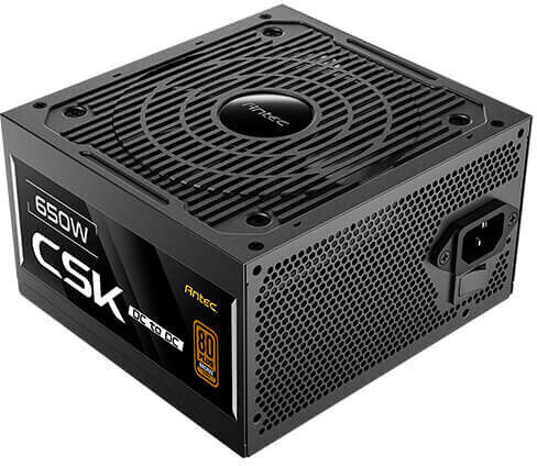 Antec CSK650DC 650W Μαύρο Τροφοδοτικό Υπολογιστή Full Wired 80 Plus Bronze