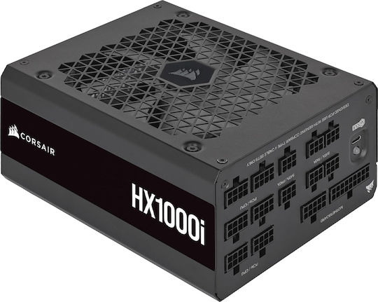 Corsair HX1000i Shift 1000W Μαύρο Τροφοδοτικό Υπολογιστή Full Modular Cybenetics Platinum