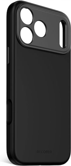 Decoded Antimicrobial Back Cover Σιλικόνης 1.2mm Μαύρο (iPhone 17 Pro Max)