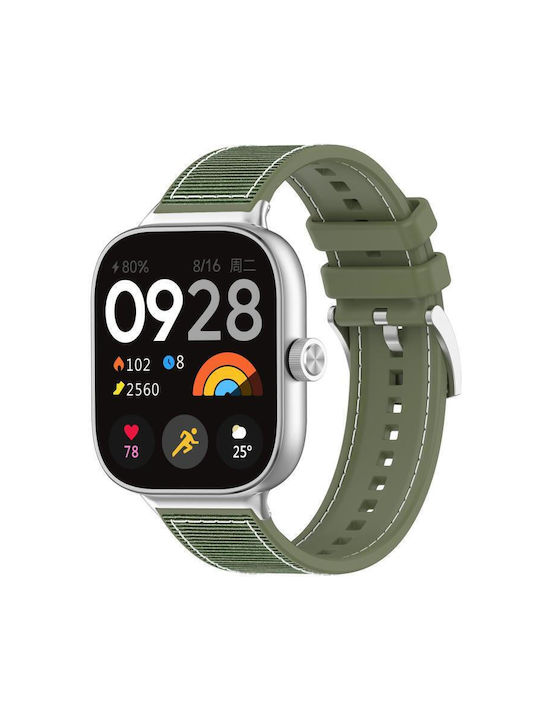 Μπρασελέ Σιλικόνης Xiaomi Smart Band 9 Pro Redmi Watch5 20mm Πράσινο