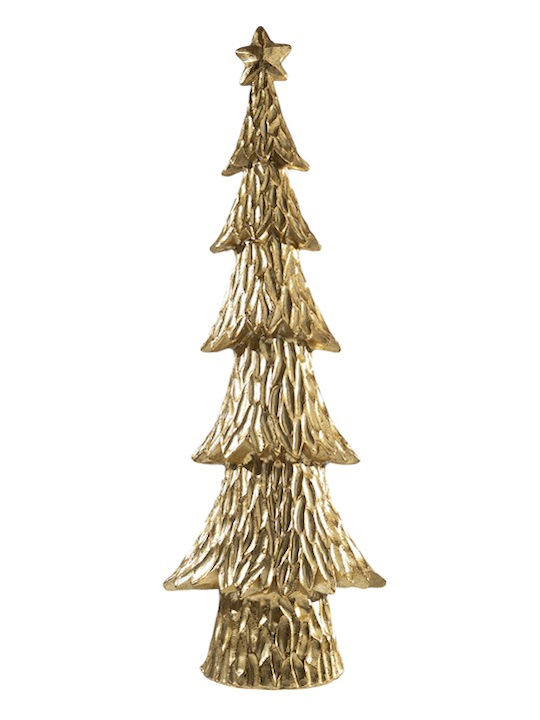 Decorațiune de Crăciun Plastic Braduleț 41.5cm. Auriu