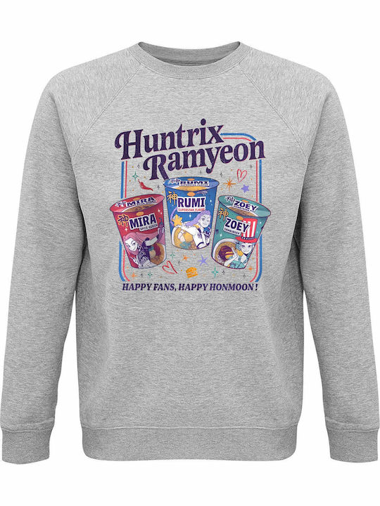 kirikoko Kinder-Sweatshirt Grey Melange Demon H...