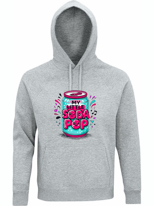 kirikoko Kinder-Sweatshirt mit Kapuze Grey Mela...