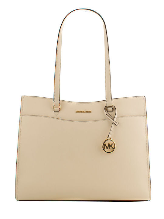 Michael Kors Geantă De Mână De Piele Tabac Maro 35F4G4VC0L-LUG
