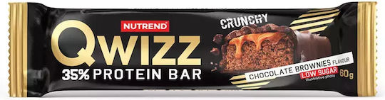 Nutrend Qwizz Μπάρα με 35% Πρωτεΐνη & Γεύση Chocolate Brownie 60gr