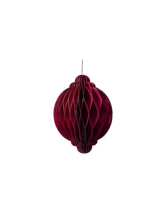 Papierkorbball Rote Weihnachtsbaumschmuck 40cm