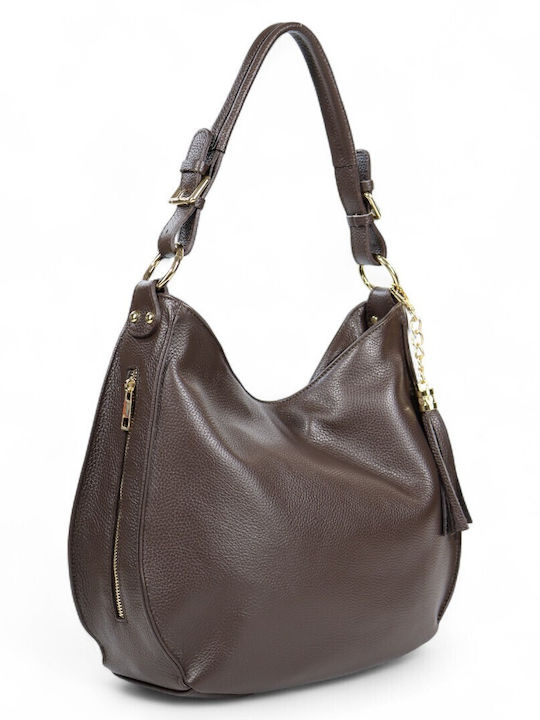 Passaggio Leather Δερμάτινη Γυναικεία Τσάντα Ώμ...