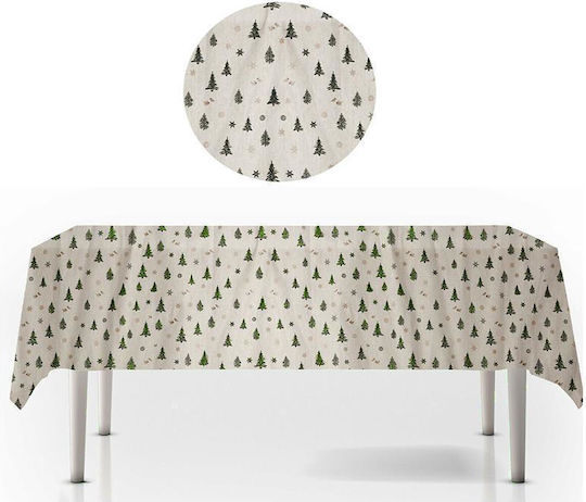 Zaros Weihnachtlich Tischtuch Stoff L180xB140cm.
