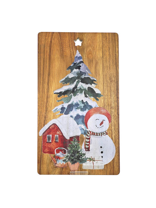 General Trade Weihnachtliche Tischdekoration Holz L40xB23xD1.5cm.