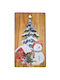General Trade Weihnachtliche Tischdekoration Holz L40xB23xD1.5cm.