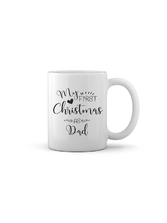 Keramik Weihnachtsbecher Mein Erstes Weihnachten Als Papa Design 1 Stück