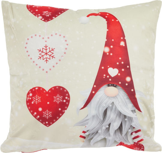 Das Home Christmas Decorative Pillow Square Beige 45x45cm