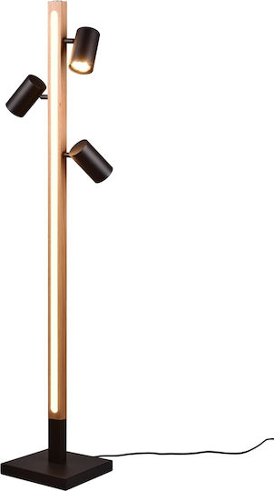 Trio Lighting Marley Floor Lamp Black