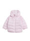 Geacă Din Puf Pentru Copii Sport Scurt Clpink