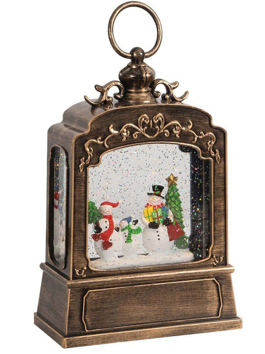 Glob de Zăpadă Decorativ de Crăciun cu Lumină și Muzică Lanternă 26112 16,7x8,5x24cm Multicolor