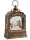 Glob de Zăpadă Decorativ de Crăciun cu Lumină și Muzică Lanternă 26112 16,7x8,5x24cm Multicolor