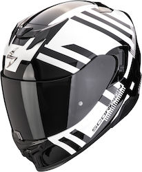 Scorpion Exo 520 Evo Scorpion Air Full Face с Sun Visor ECE 22.06 Banshee Pearl White/Black